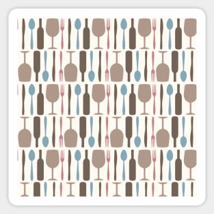 Cutlery pattern Sticker